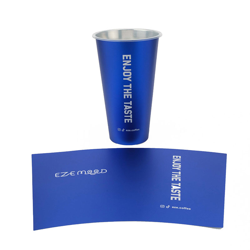 PP Plastic Tea Cup Injection Molding In Mold Label