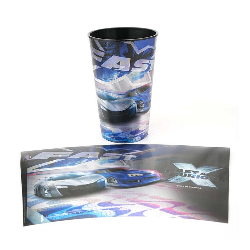 Plastic Cup Injection Molding 3D In Mold Label