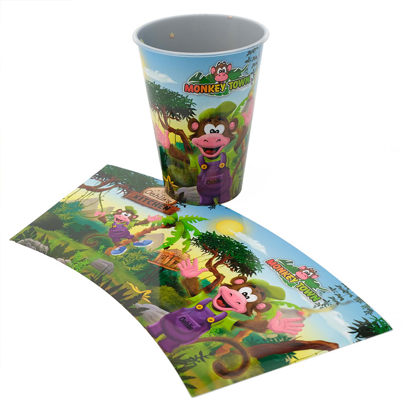 Mixed Drinks Cup Injection Molding In Mold Label