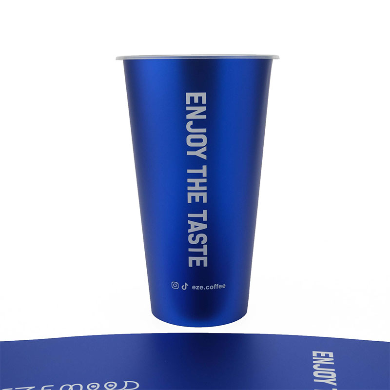 PP Plastic Tea Cup Injection Molding In Mold Label