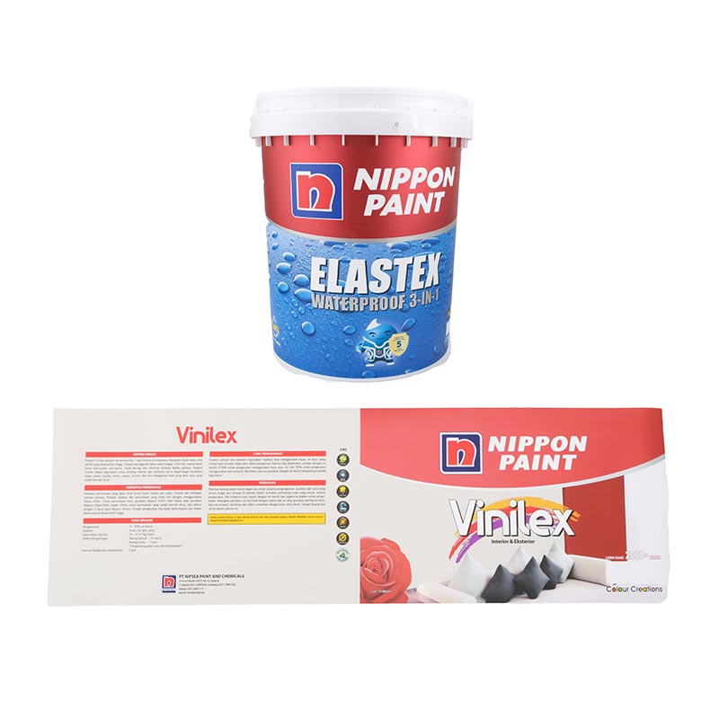 Paint Bucket Injection Molding In Mold Label